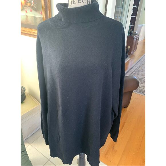 Lands’ End Cashmere Turtleneck Sweater - Picture 6 of 10